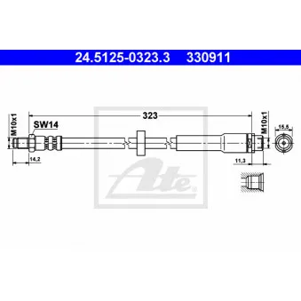 Flexible de frein ATE 24.5125-0323.3