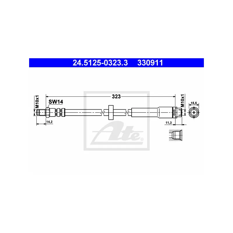 Flexible de frein ATE 24.5125-0323.3