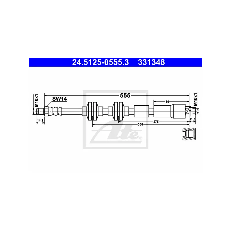 Flexible de frein ATE 24.5125-0555.3