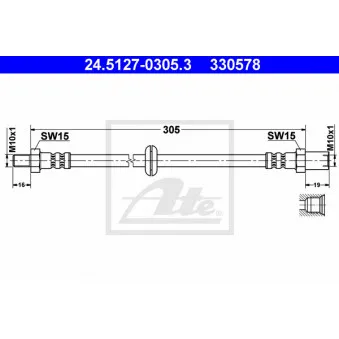 Flexible de frein ATE 24.5127-0305.3