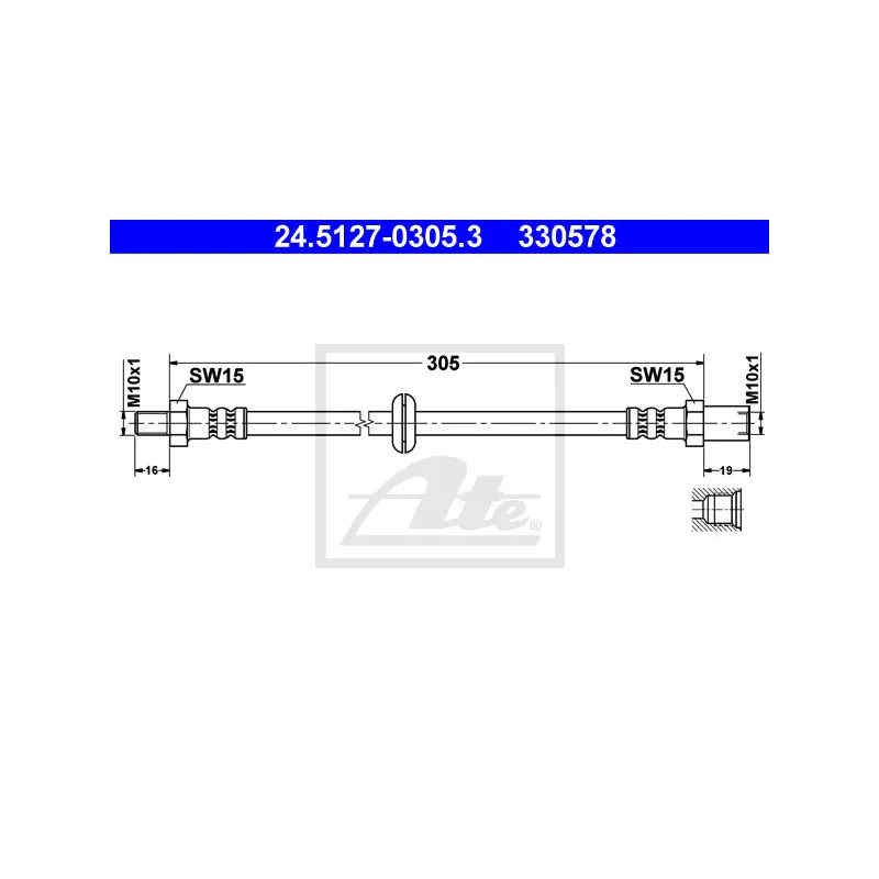 Flexible de frein ATE 24.5127-0305.3