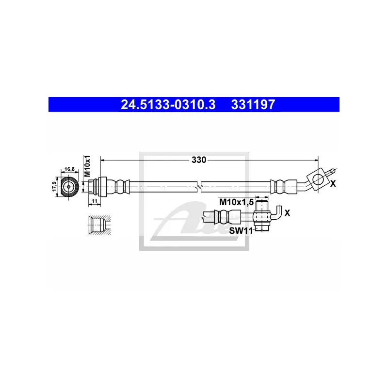 Flexible de frein ATE 24.5133-0310.3
