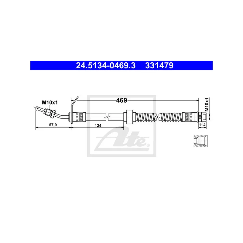 Flexible de frein ATE 24.5134-0469.3