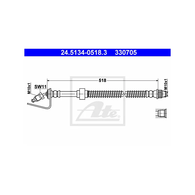 Flexible de frein ATE 24.5134-0518.3