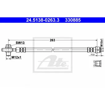 Flexible de frein ATE 24.5138-0263.3