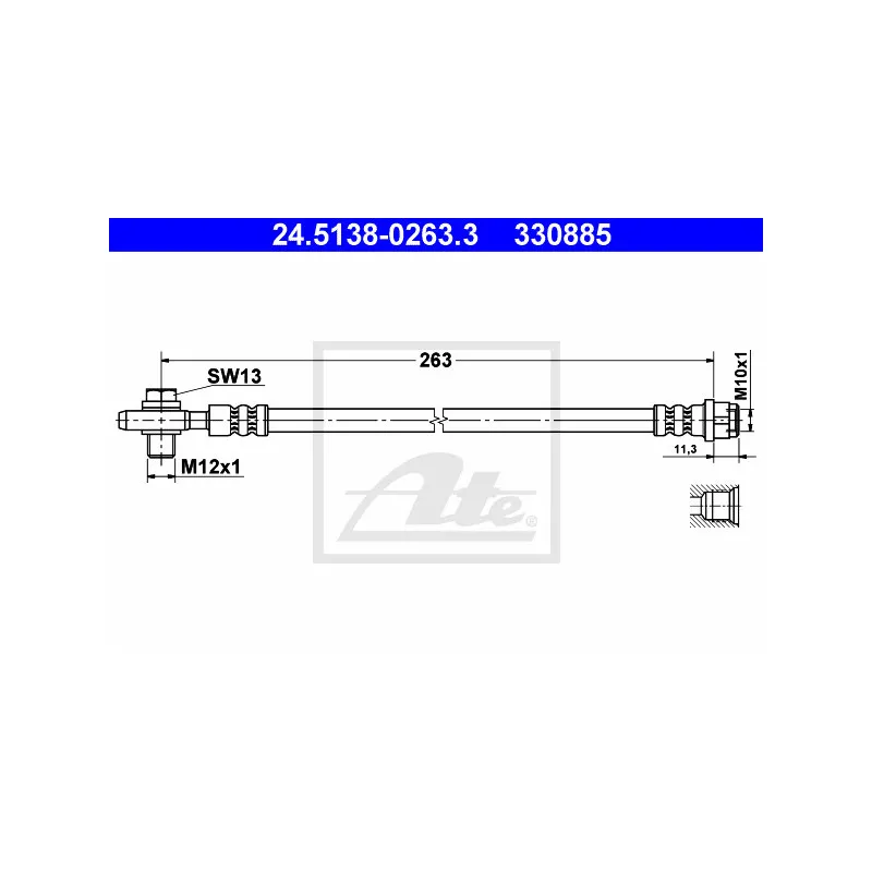 Flexible de frein ATE 24.5138-0263.3