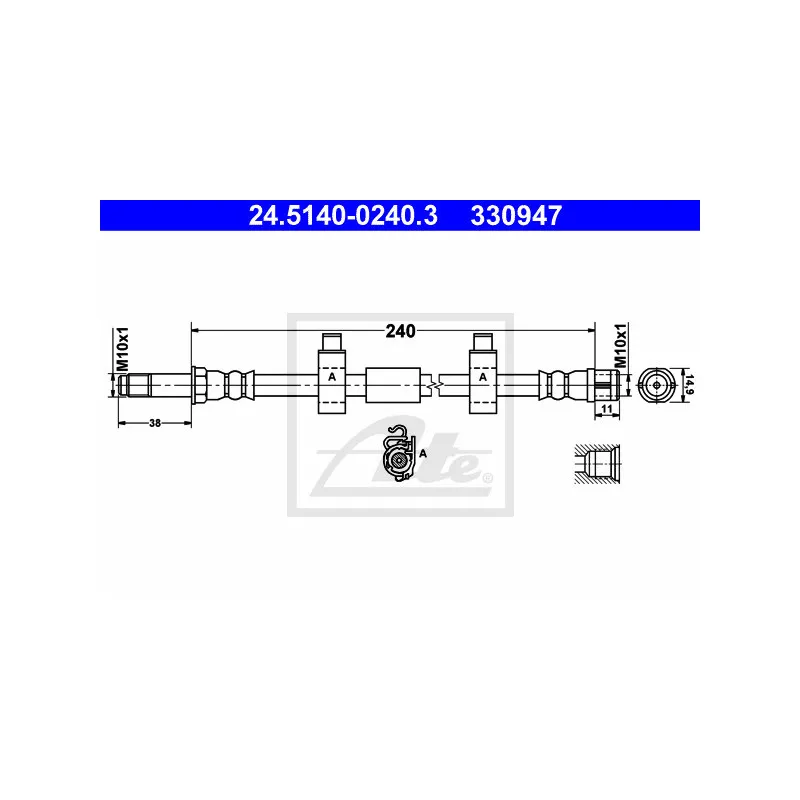 Flexible de frein ATE 24.5140-0240.3