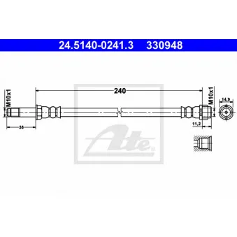 Flexible de frein ATE 24.5140-0241.3