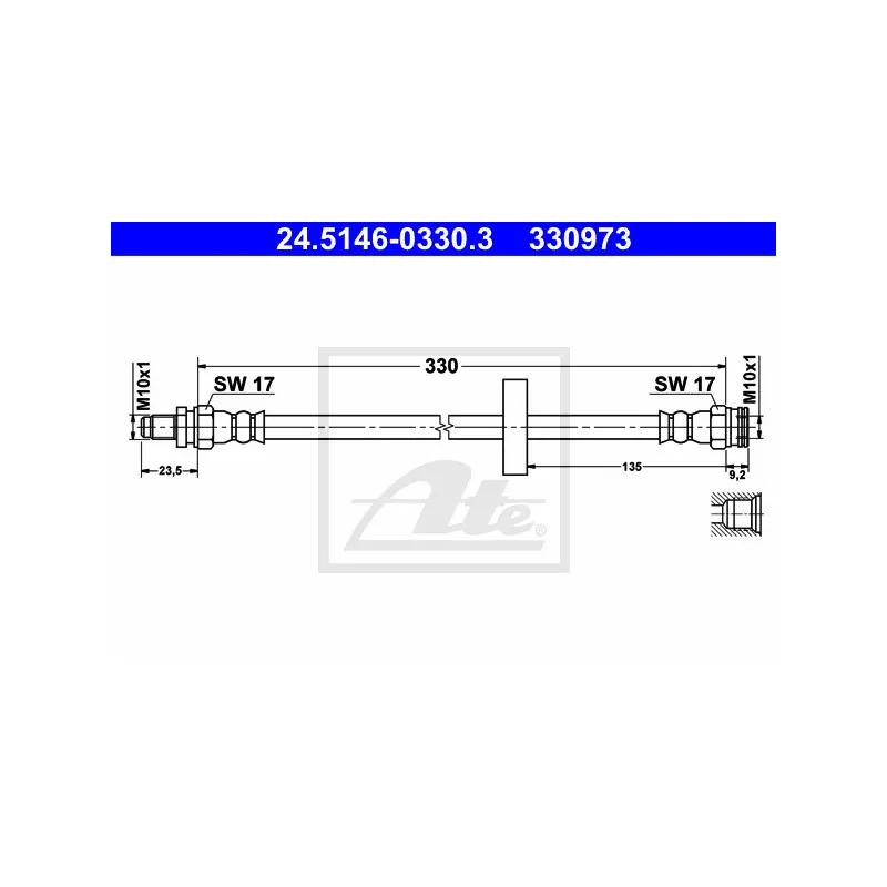 Flexible de frein ATE 24.5146-0330.3