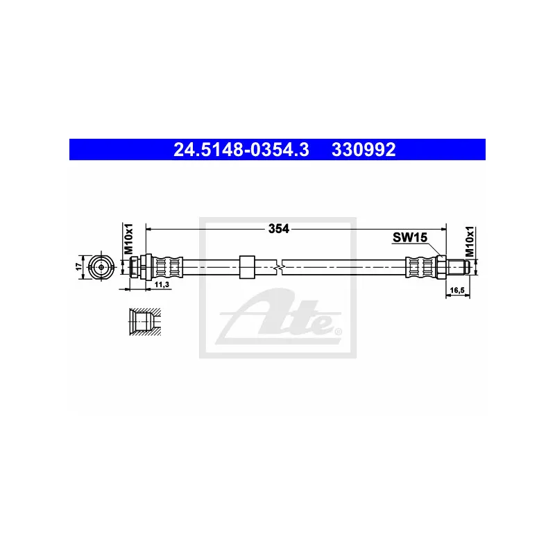 Flexible de frein ATE 24.5148-0354.3
