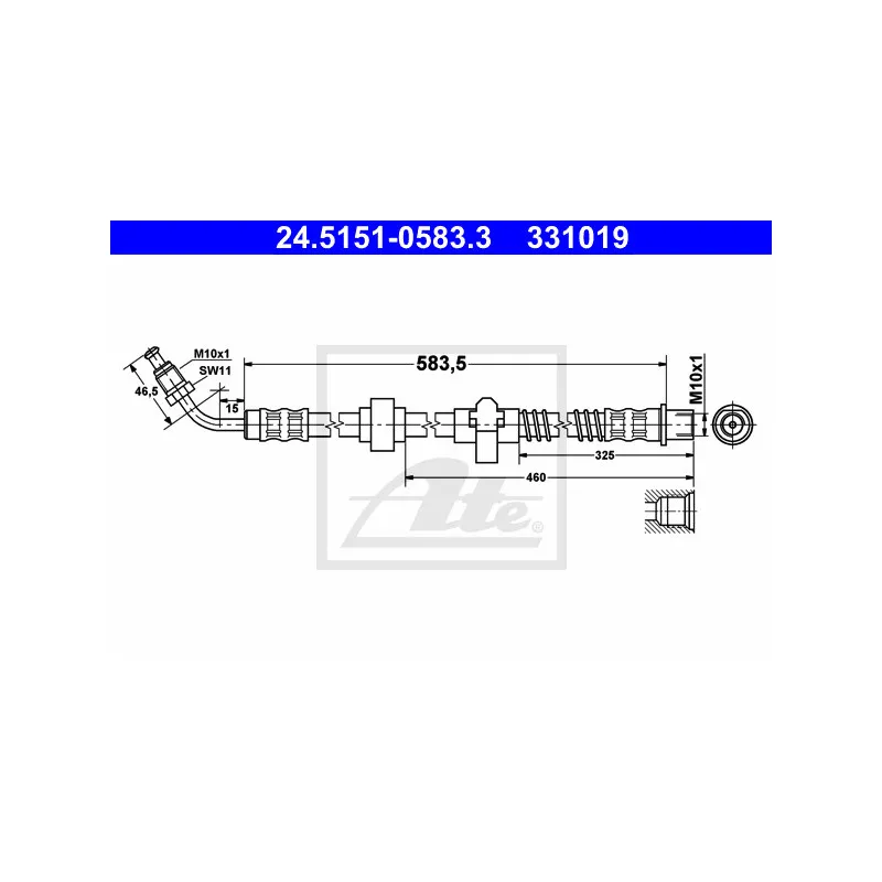 Flexible de frein ATE 24.5151-0583.3