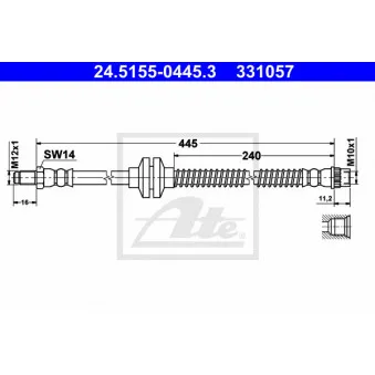 Flexible de frein ATE 24.5155-0445.3