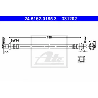 Flexible de frein ATE 24.5162-0185.3