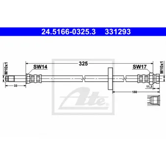 Flexible de frein ATE 24.5166-0325.3