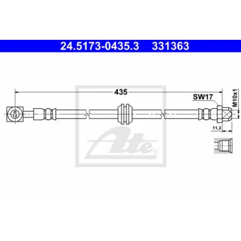 Flexible de frein ATE 24.5173-0435.3