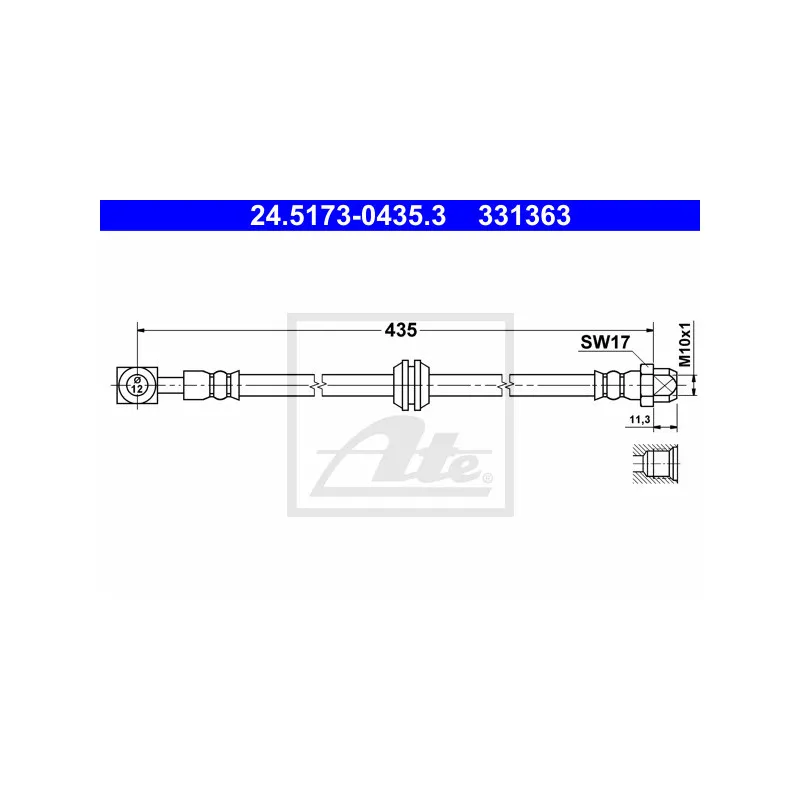 Flexible de frein ATE 24.5173-0435.3