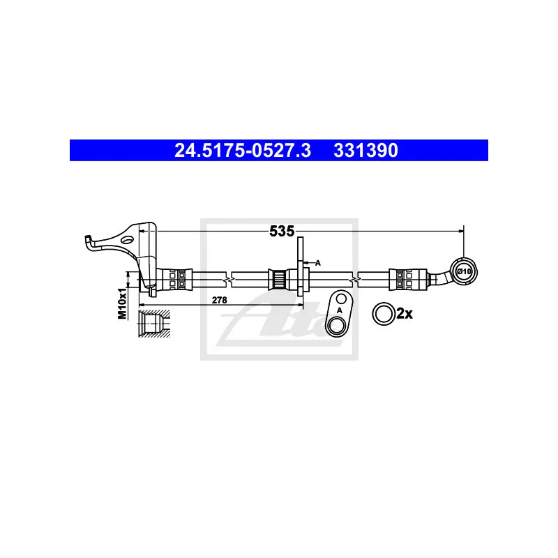 Flexible de frein ATE 24.5175-0527.3