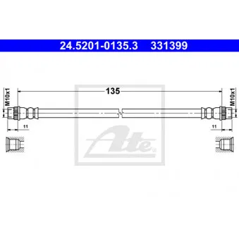Flexible de frein ATE 24.5201-0135.3