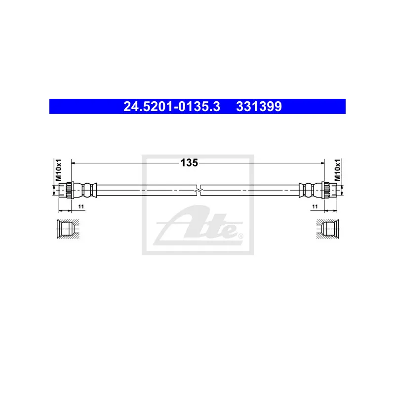 Flexible de frein ATE 24.5201-0135.3