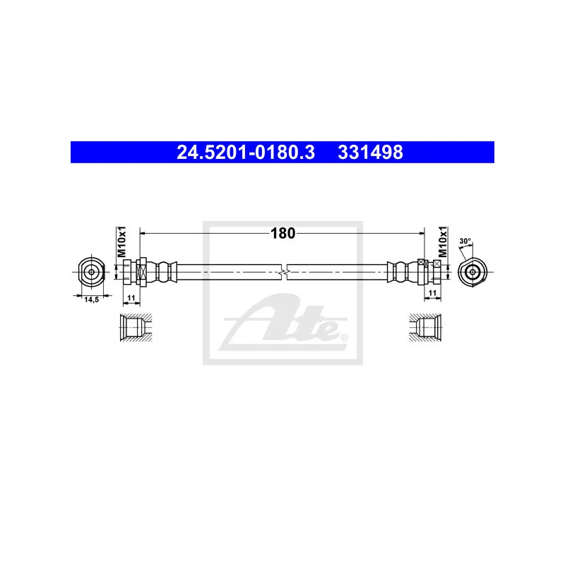 Flexible de frein ATE 24.5201-0180.3