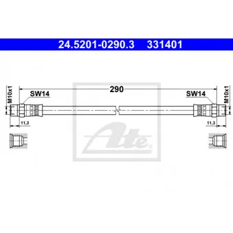 Flexible de frein ATE 24.5201-0290.3