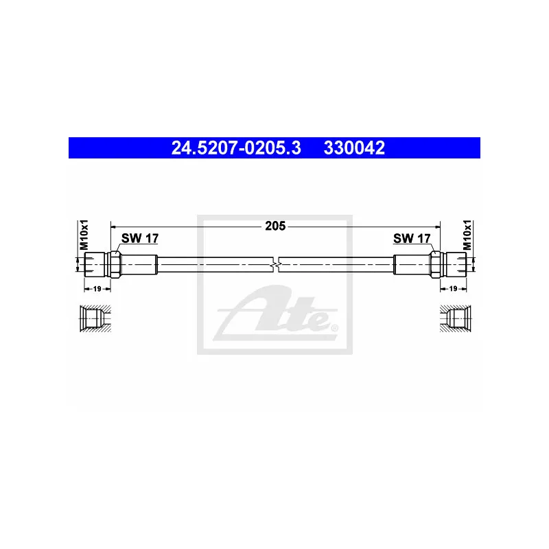 Flexible de frein ATE 24.5207-0205.3