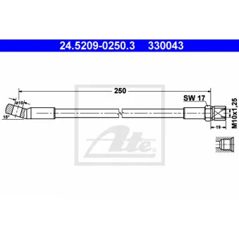 Flexible de frein ATE 24.5209-0250.3