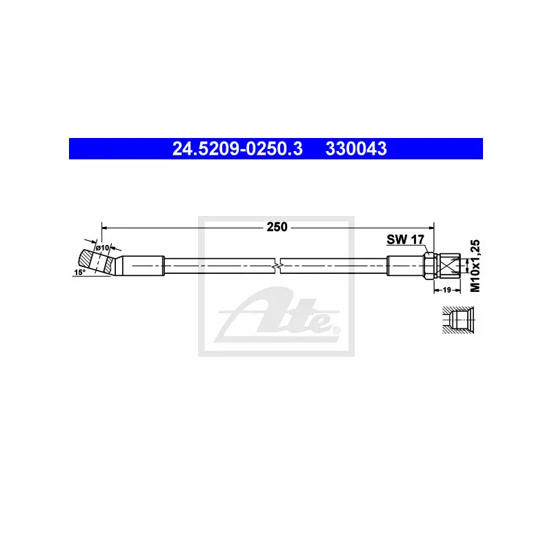 Flexible de frein ATE 24.5209-0250.3