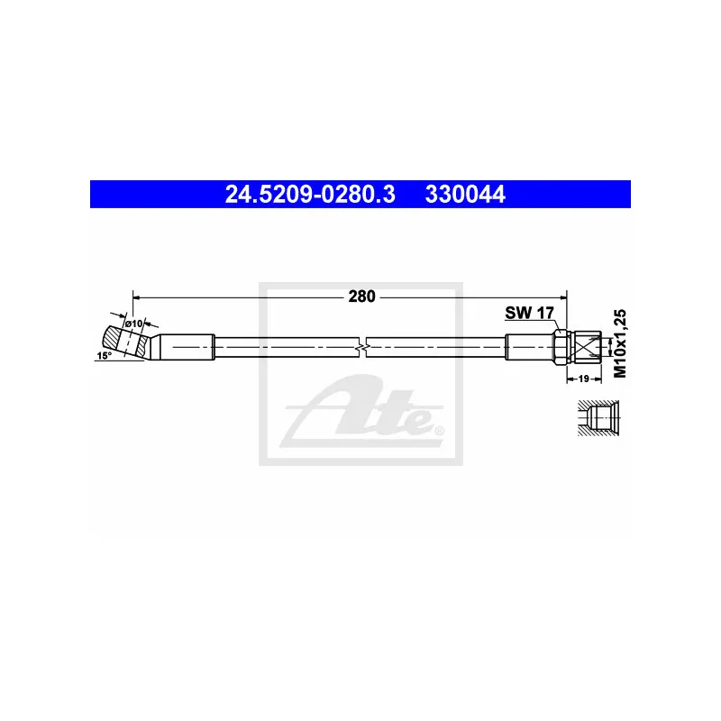 Flexible de frein ATE 24.5209-0280.3