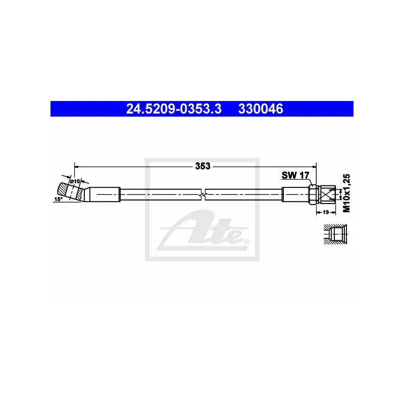 Flexible de frein ATE 24.5209-0353.3