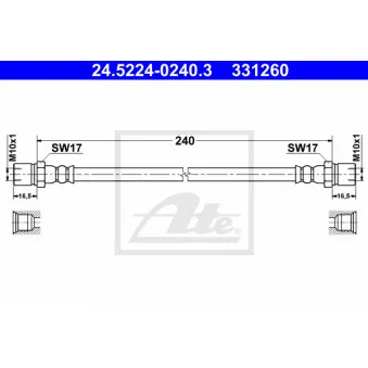 Flexible de frein ATE 24.5224-0240.3