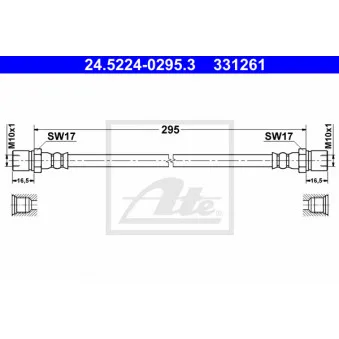 Flexible de frein ATE 24.5224-0295.3
