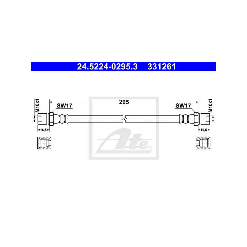 Flexible de frein ATE 24.5224-0295.3