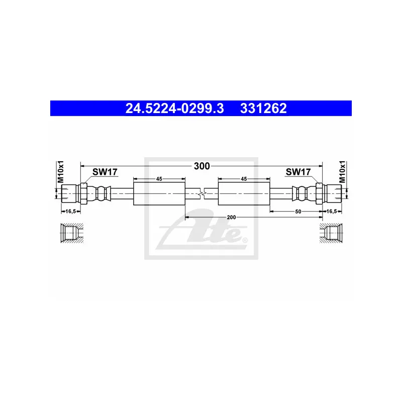 Flexible de frein ATE 24.5224-0299.3