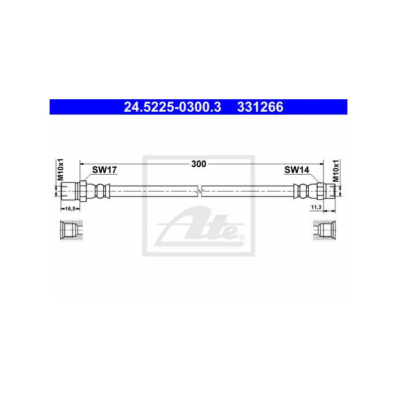 Flexible de frein ATE 24.5225-0300.3