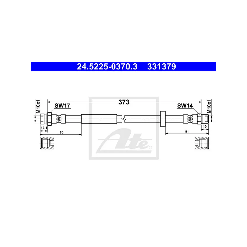 Flexible de frein ATE 24.5225-0370.3