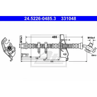 Flexible de frein ATE 24.5226-0485.3