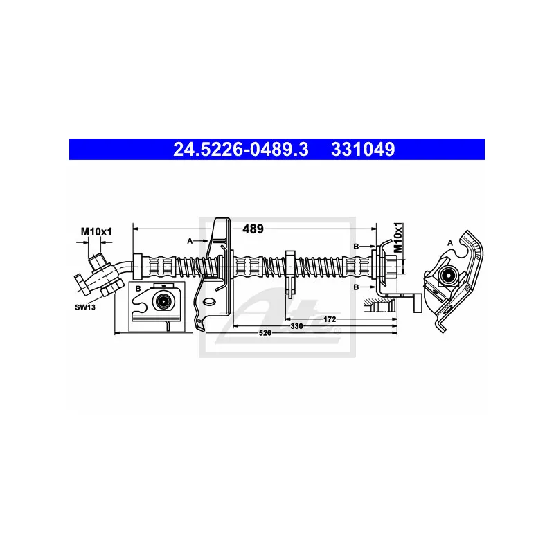 Flexible de frein ATE 24.5226-0489.3