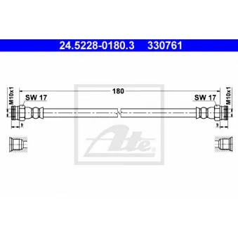 Flexible de frein ATE 24.5228-0180.3