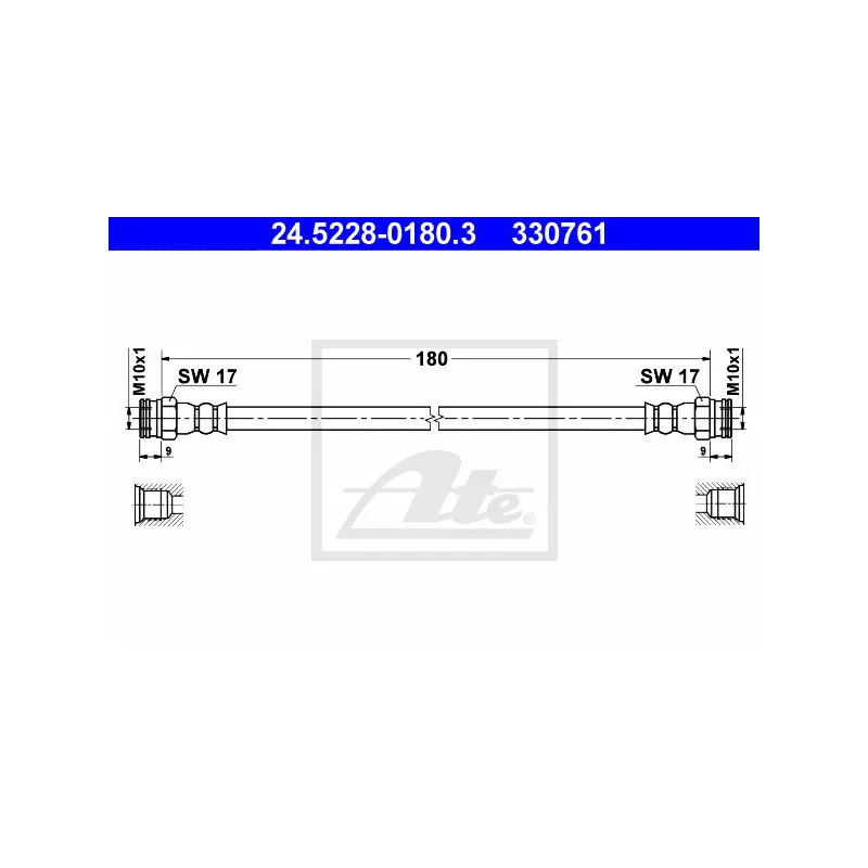Flexible de frein ATE 24.5228-0180.3