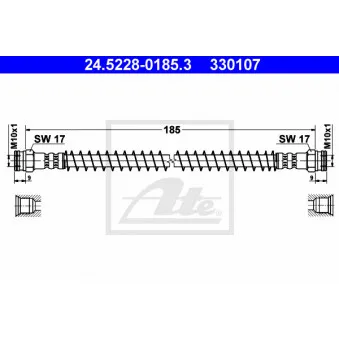 Flexible de frein ATE 24.5228-0185.3