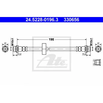 Flexible de frein ATE 24.5228-0196.3