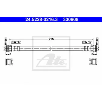 Flexible de frein ATE 24.5228-0216.3