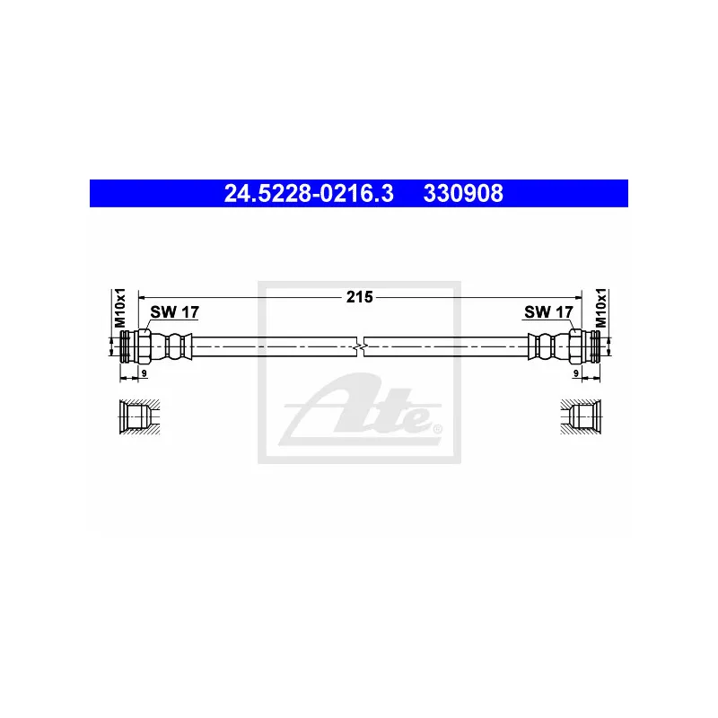 Flexible de frein ATE 24.5228-0216.3