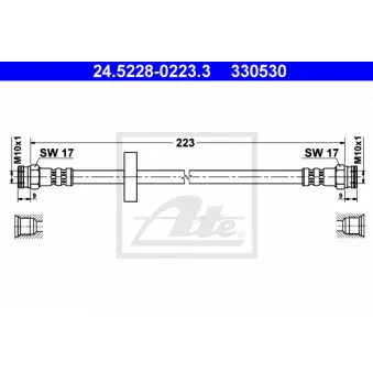Flexible de frein ATE 24.5228-0223.3