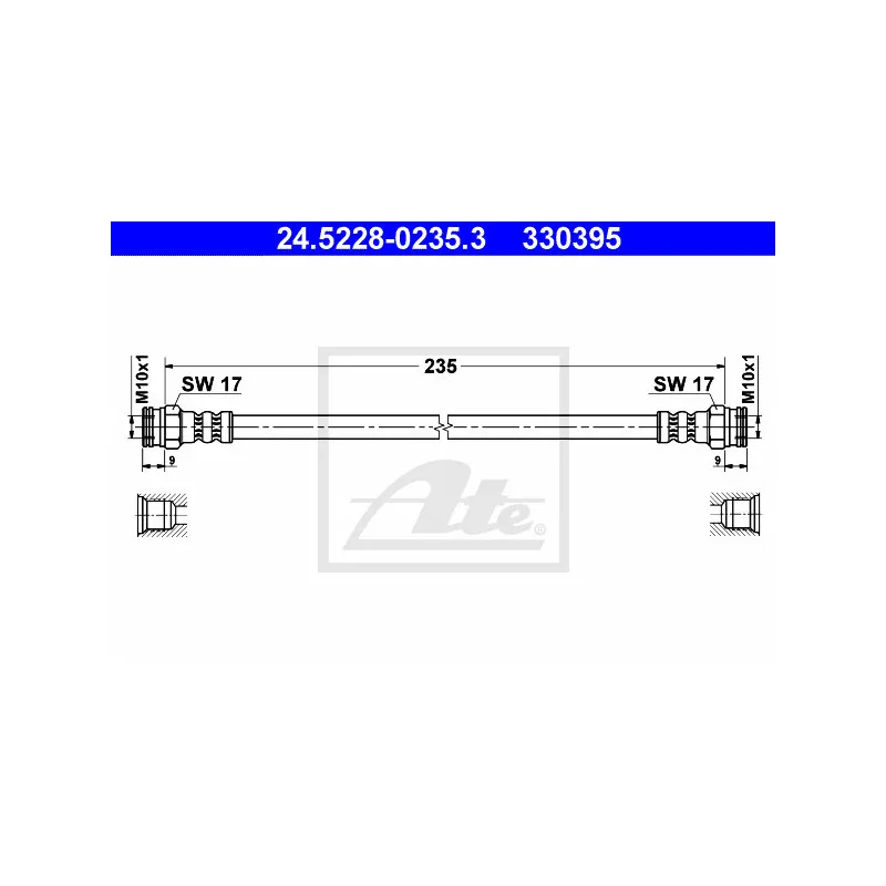 Flexible de frein ATE 24.5228-0235.3