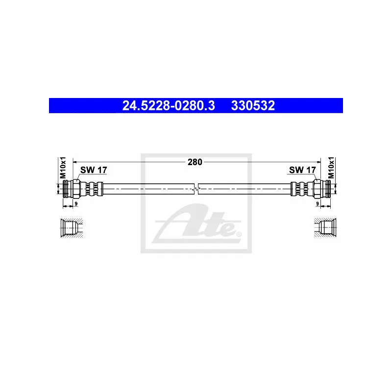 Flexible de frein ATE 24.5228-0280.3