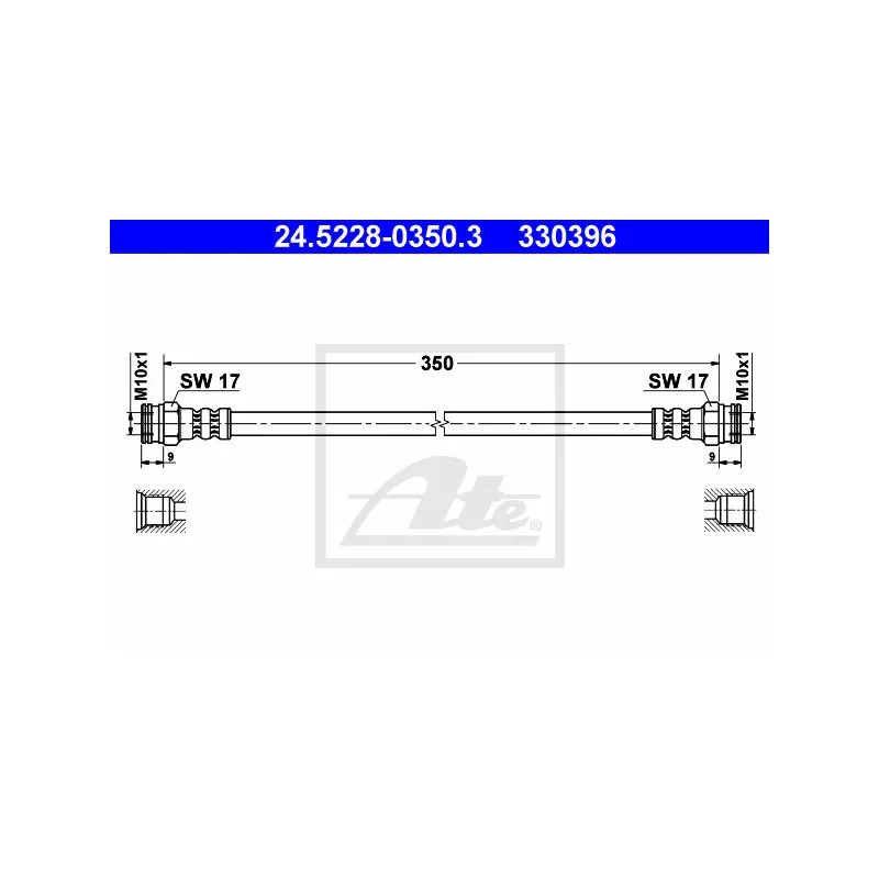 Flexible de frein ATE 24.5228-0350.3