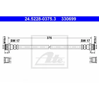 Flexible de frein ATE 24.5228-0375.3