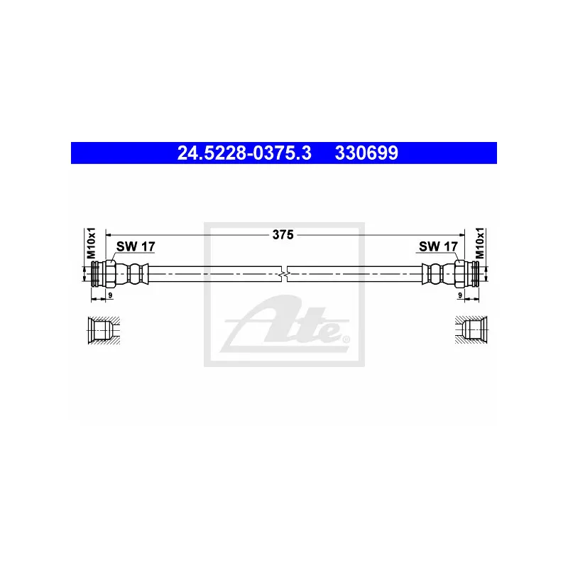 Flexible de frein ATE 24.5228-0375.3